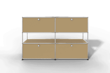 USM Haller Highboard mit 4 Klapptüren und offener Ebene Produktbild