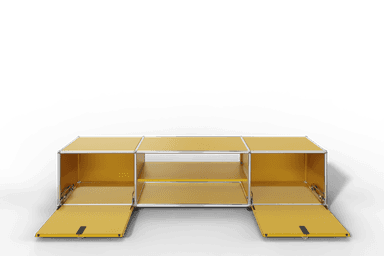 USM Haller TV-Lowboard mit Mittelteil und Zwischentablar Produktbild