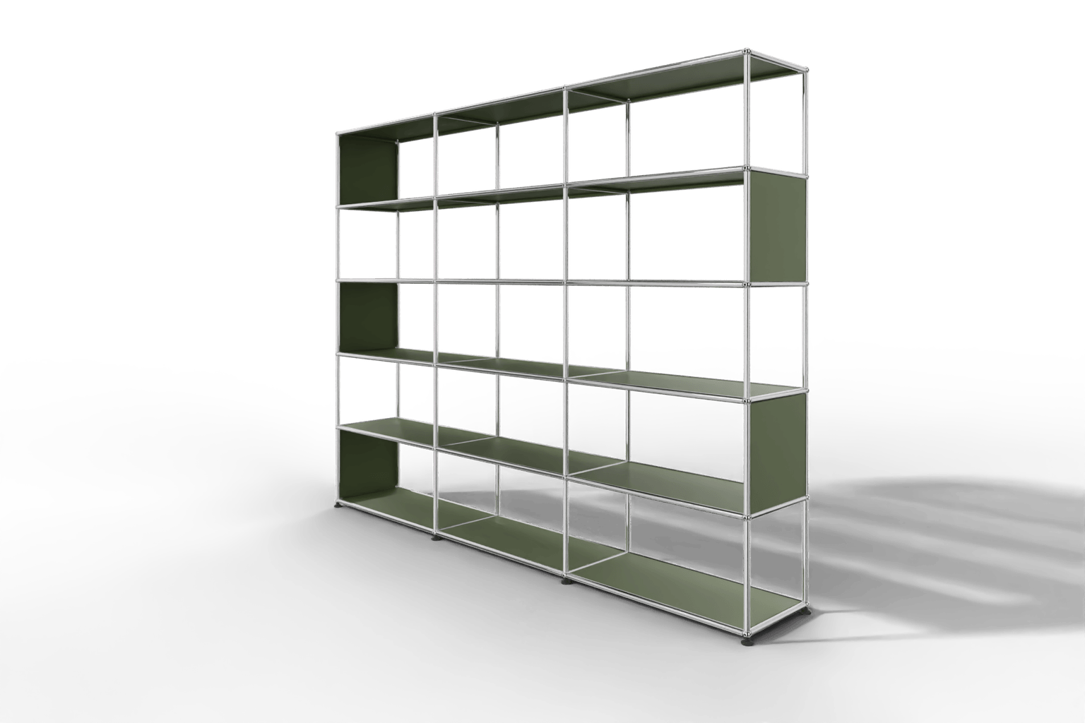 USM Haller Bücherregal, 15 offene Fächer Produktbild