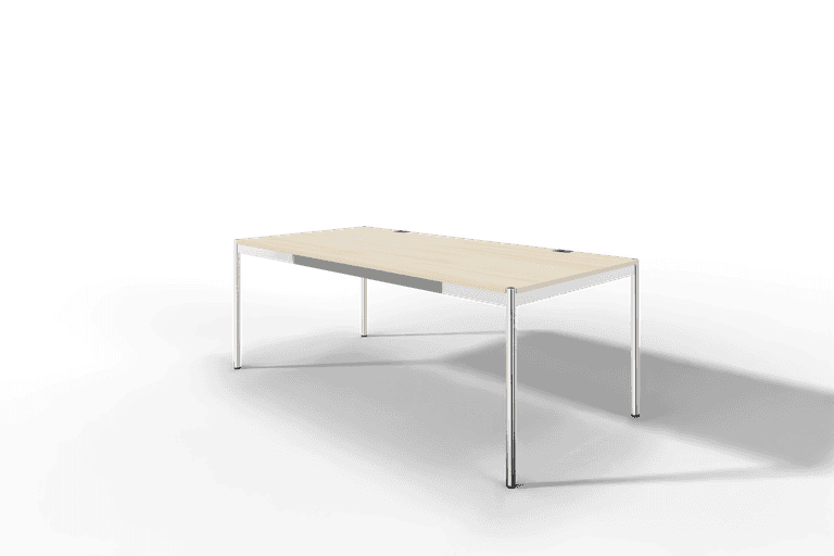 USM Haller Tisch Plus,Tiefe 1000 mm, Oberfläche Holz furniert Produktbild