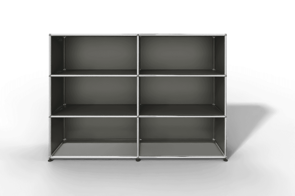 Highboard mit 6 offenen Fächern in 14 Farben