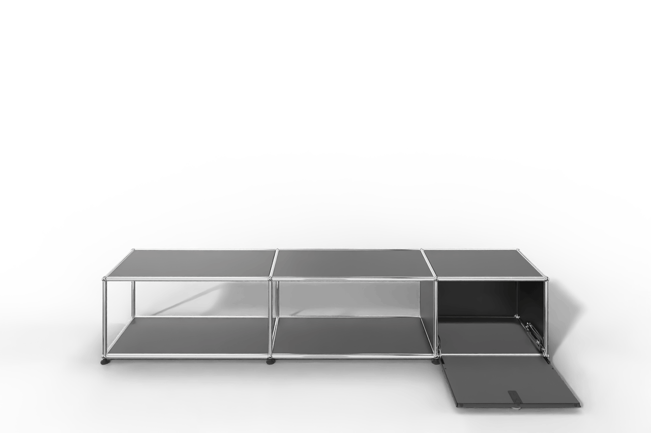 USM Haller Lowboard, mit 1 Klapptüre, von Paul Schärer & Fritz Haller Produktbild