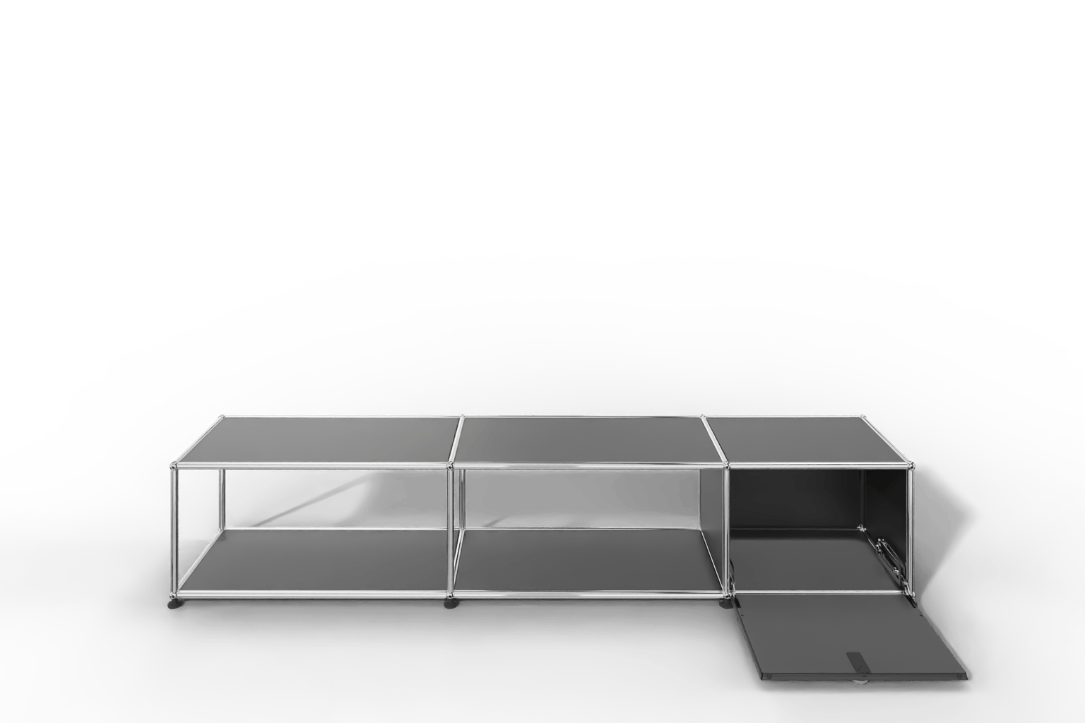 USM Haller Lowboard, mit 1 Klapptüre, von Paul Schärer & Fritz Haller Produktbild