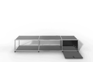 USM Haller Lowboard, mit 1 Klapptüre, von Paul Schärer & Fritz Haller Produktbild
