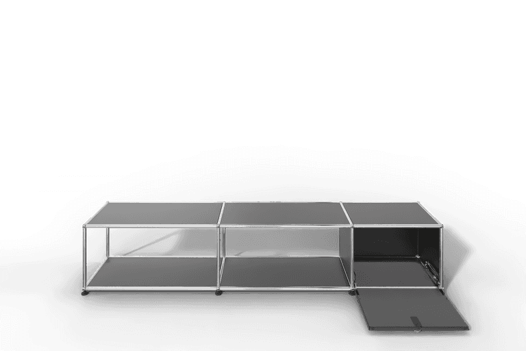 USM Haller Lowboard, mit 1 Klapptüre, von Paul Schärer & Fritz Haller Produktbild