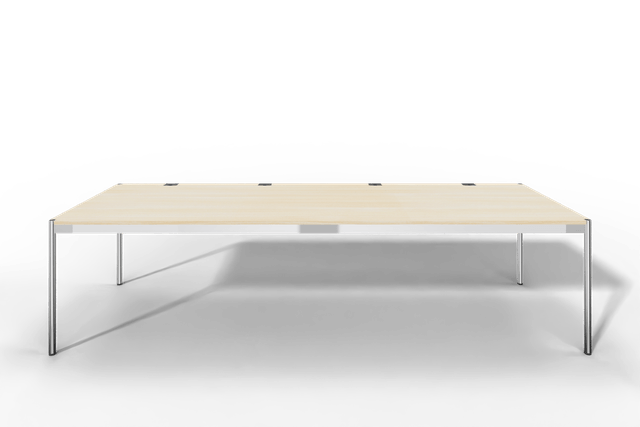 USM Haller Tisch Plus,Tiefe 1000 mm, Oberfläche Holz furniert