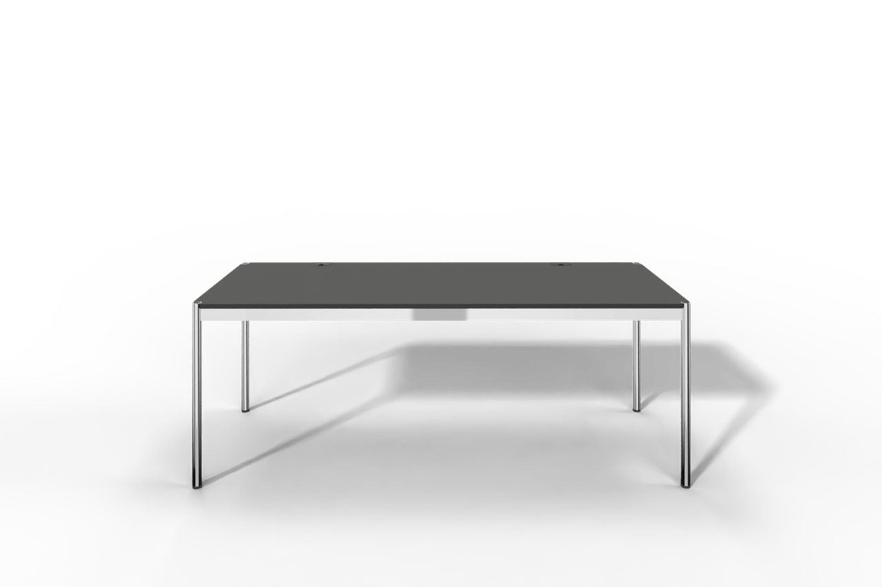 USM Haller Tisch Plus,Tiefe 750 mm, Oberfläche Linoleum Produktbild