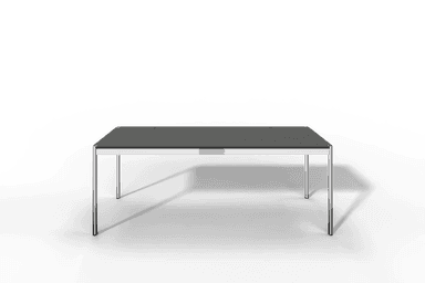 USM Haller Tisch Plus,Tiefe 750 mm, Oberfläche Linoleum Produktbild