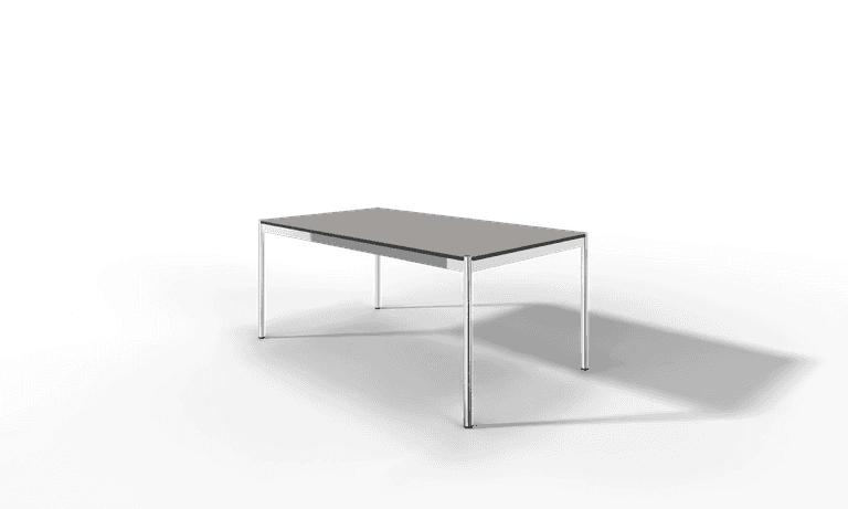 USM Haller Tisch, Tiefe 1000 mm, in Fenix, aus 3 Farben wählbar, Tischlänge wählbar Produktbild