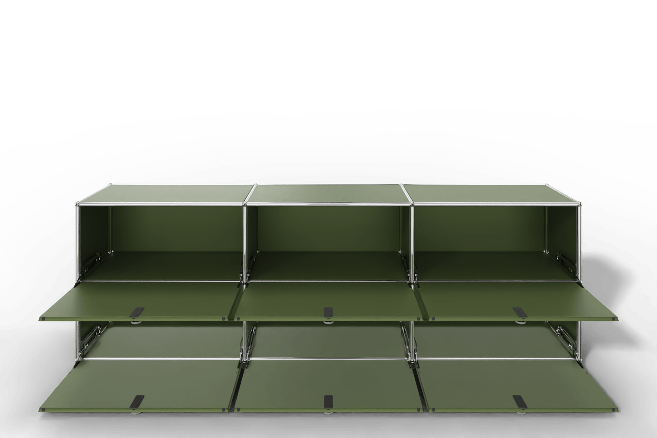 USM Haller Sideboard, mit 6 Klapptüren, von Paul Schärer & Fritz Haller Produktbild