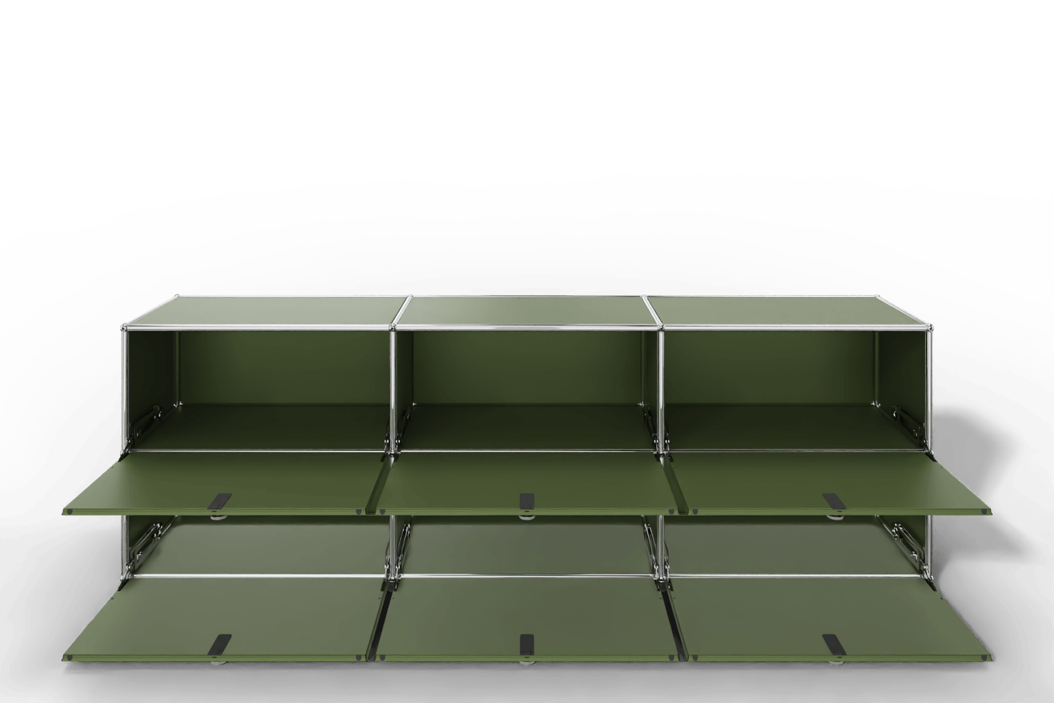 USM Haller Sideboard, mit 6 Klapptüren, von Paul Schärer & Fritz Haller Produktbild