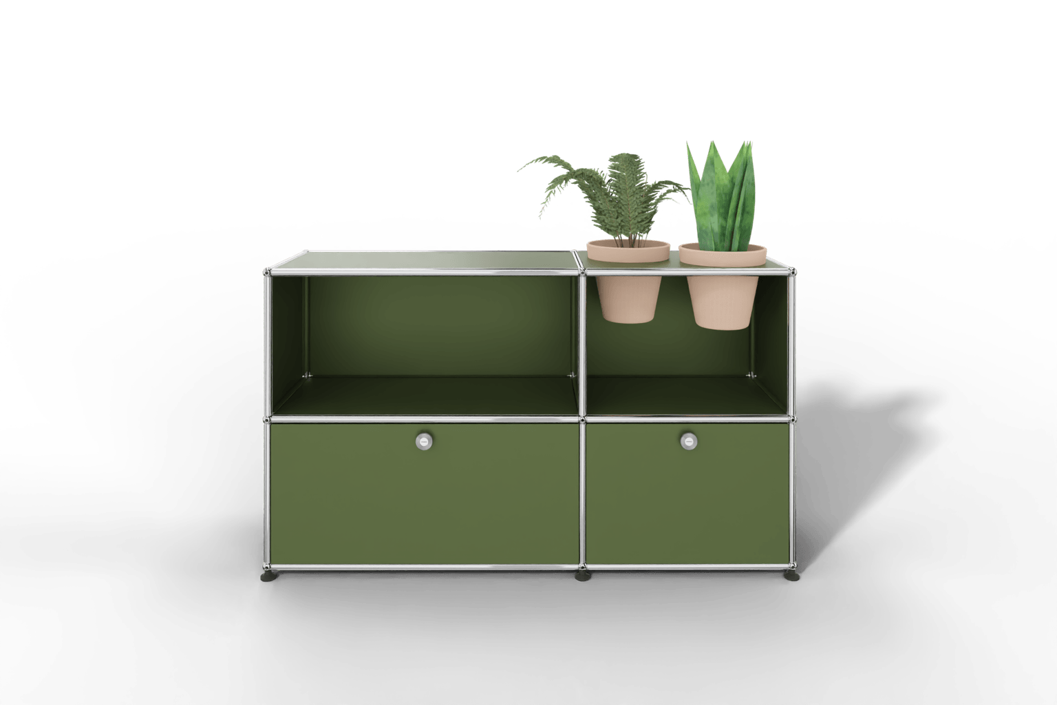 USM Haller Sideboard mit Klapptüren und Pflanzeneinsatz Produktbild