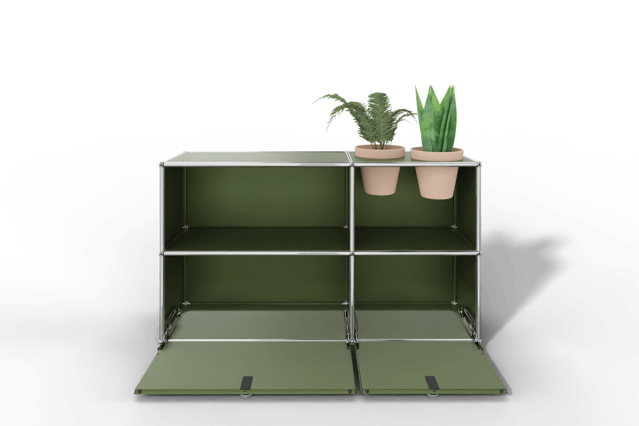 USM Haller Sideboard mit Klapptüren und Pflanzeneinsatz Produktbild