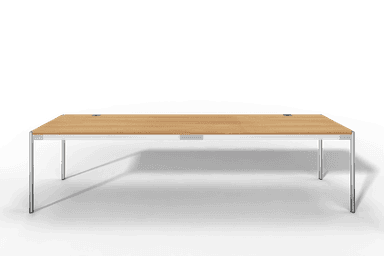 USM Haller Tisch Plus,Tiefe 750 mm, Oberfläche Holz furniert Produktbild
