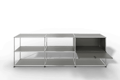 USM Haller Sideboard offen mit einer Klapptüre Produktbild