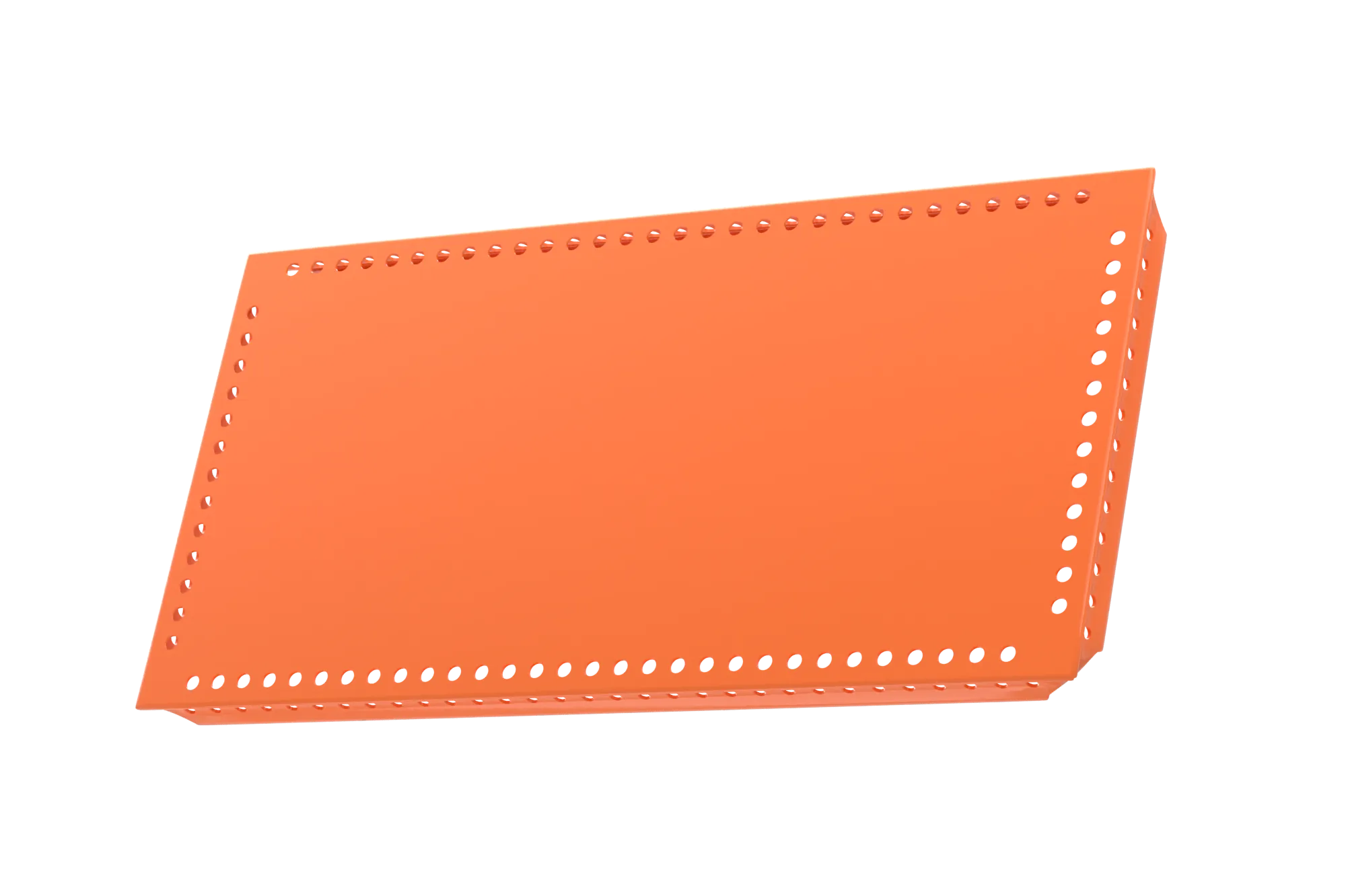 USM Haller Tablar Gelocht Reinorange 175x350 Produktbild