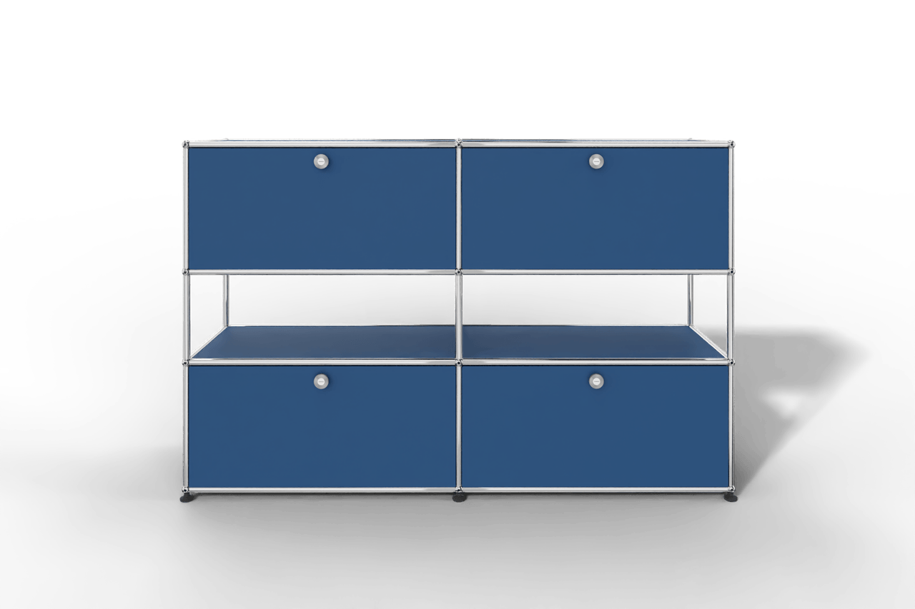 USM Haller Highboard mit 4 Klapptüren und offener Ebene Produktbild
