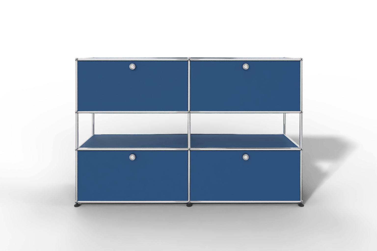 USM Haller Highboard mit 4 Klapptüren und offener Ebene Produktbild