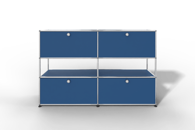 USM Haller Highboard mit 4 Klapptüren und offener Ebene