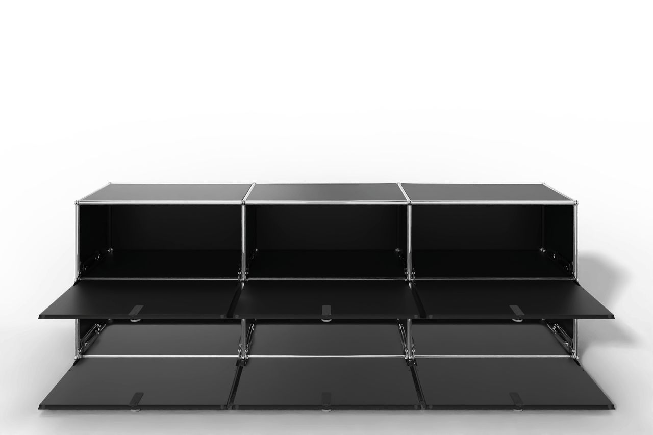 USM Haller Sideboard, mit 6 Klapptüren, von Paul Schärer & Fritz Haller Produktbild