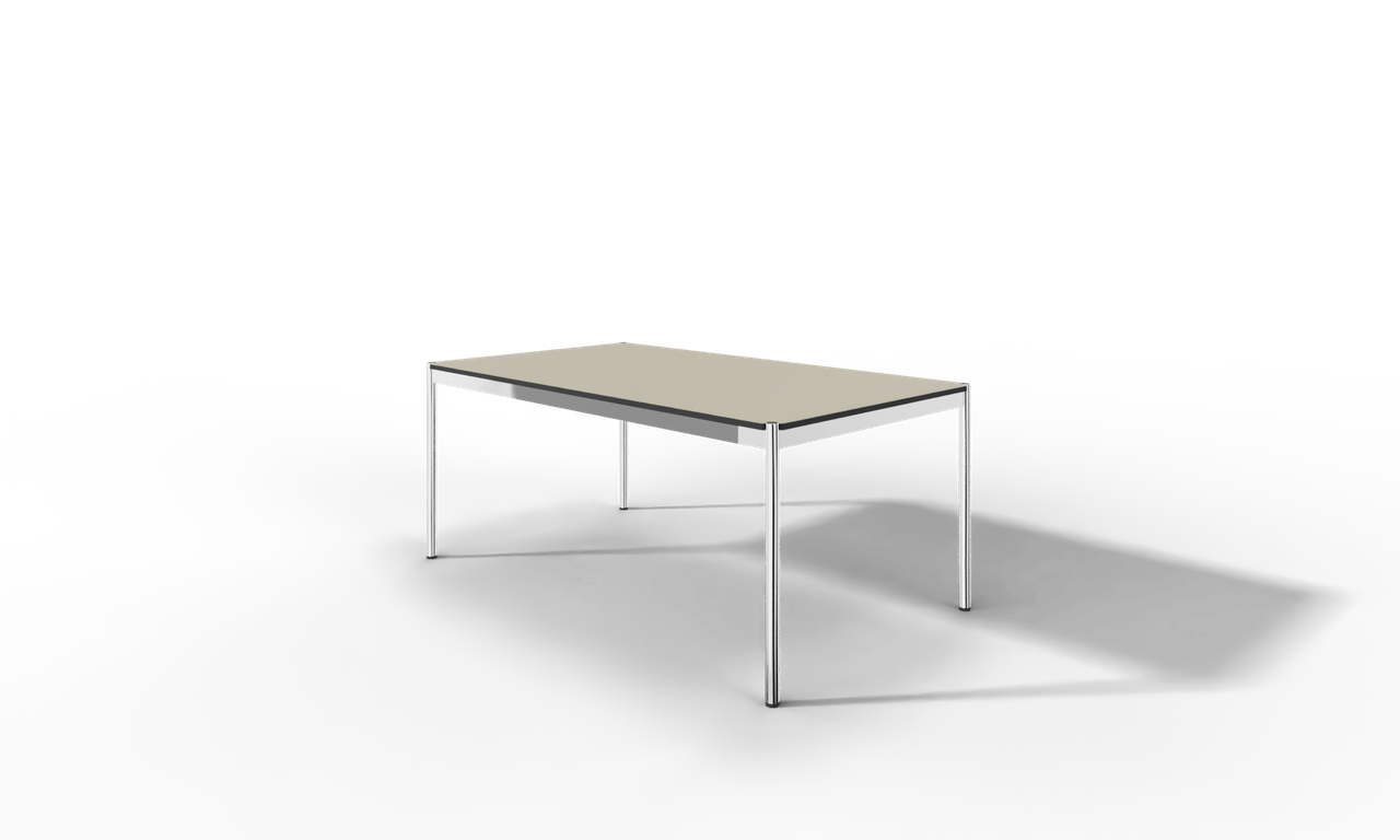 USM Haller Tisch, Tiefe 1000 mm, Linoleum beschichtet, aus 5 Farben wählbar, Tischlänge wählbar Produktbild