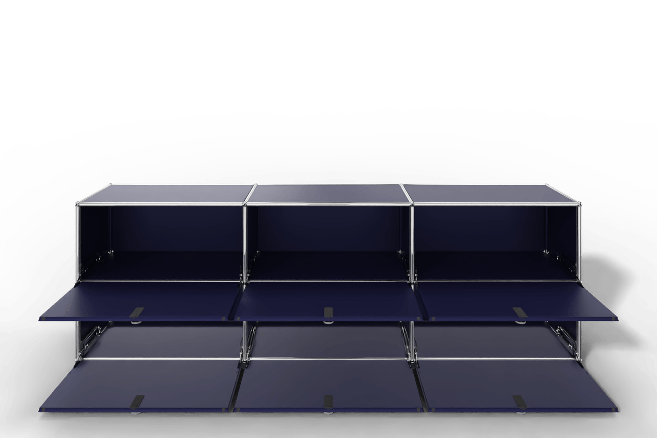 USM Haller Sideboard, mit 6 Klapptüren, von Paul Schärer & Fritz Haller Produktbild