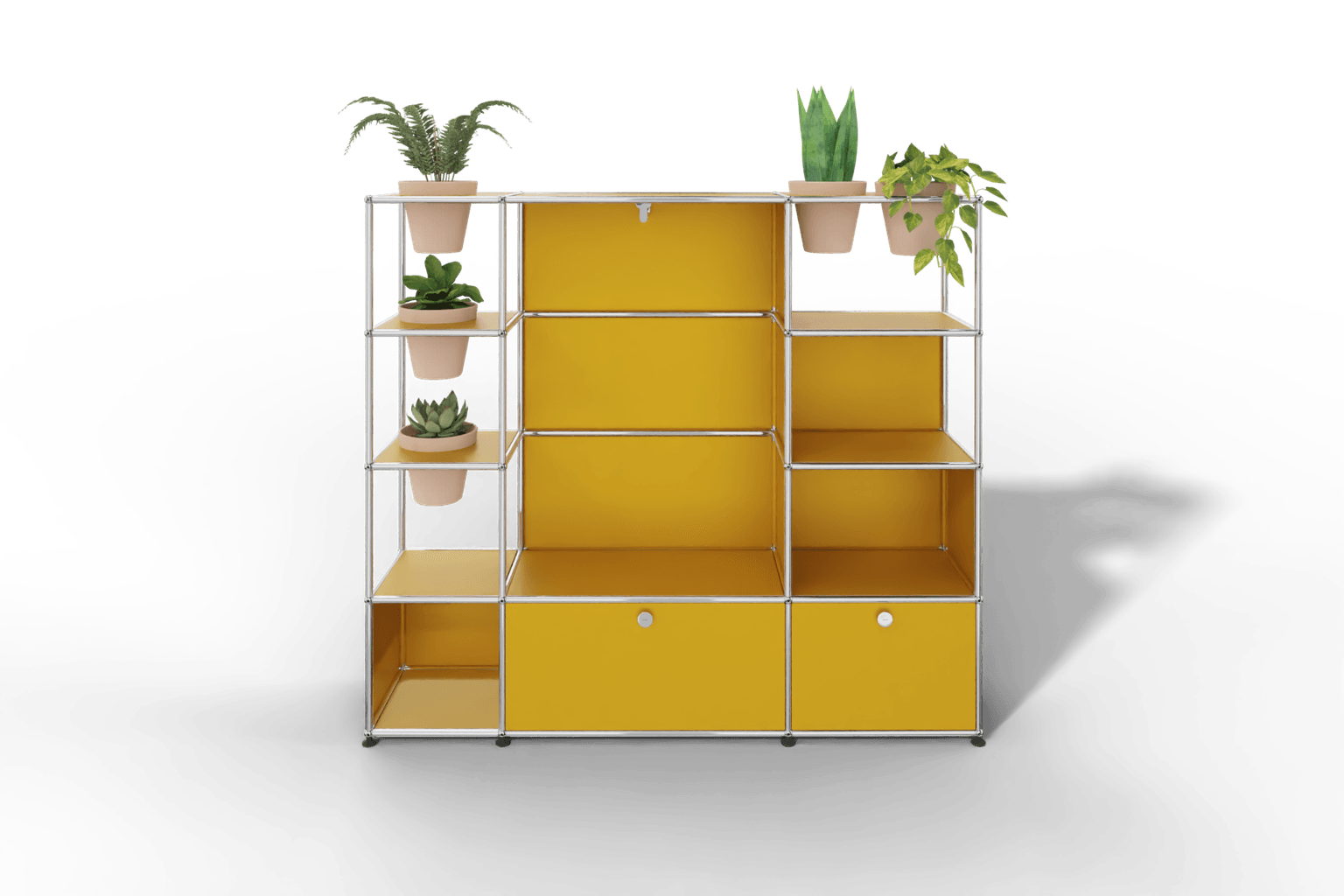 USM Haller Garderobe mit Pflanzeneinsatz Produktbild