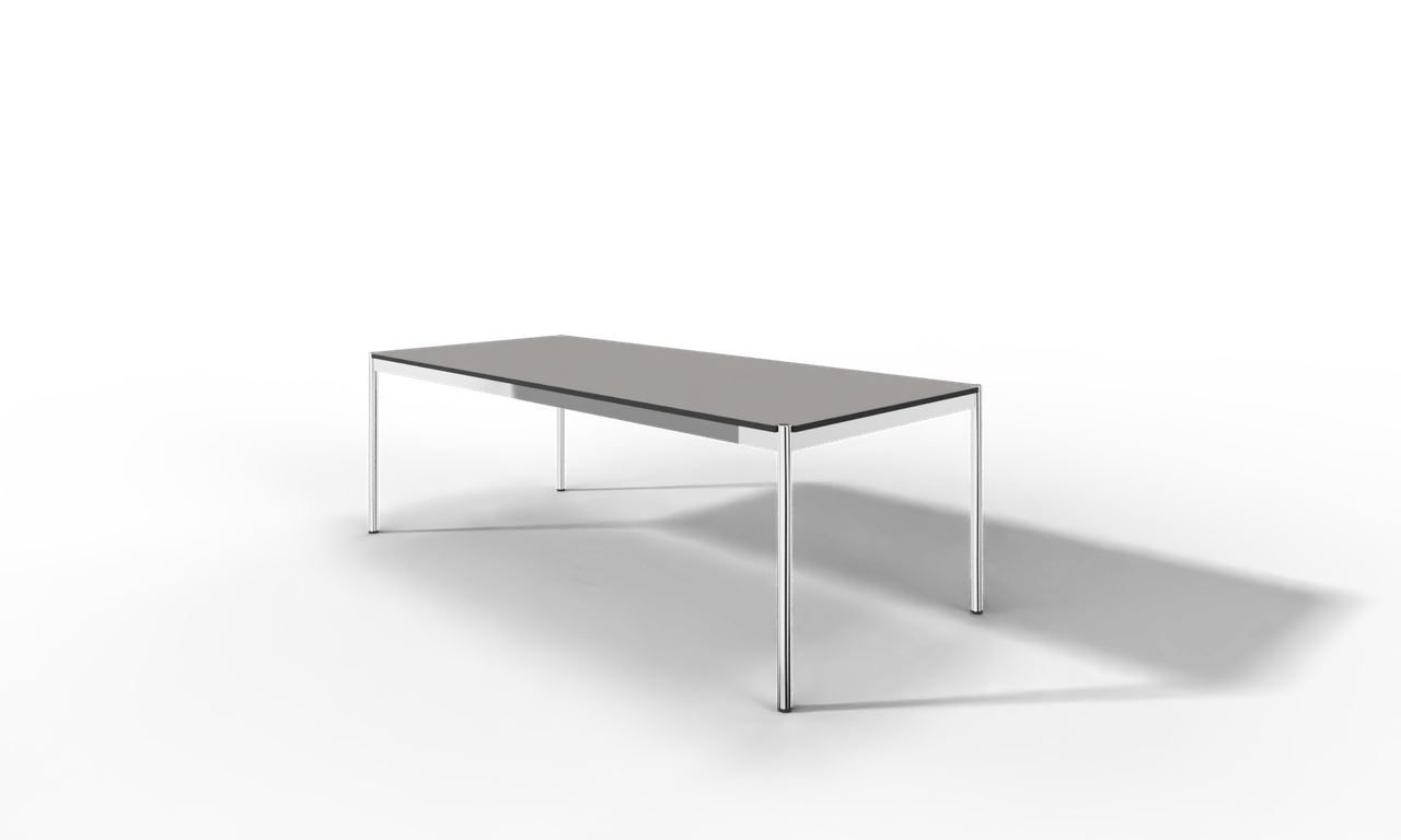 USM Haller Tisch, Tiefe 1000 mm, in Fenix, aus 3 Farben wählbar, Tischlänge wählbar Produktbild