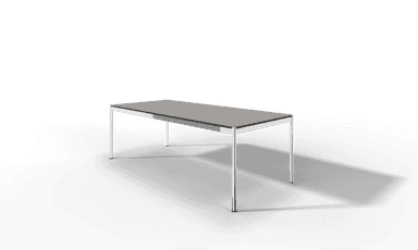 USM Haller Tisch, Tiefe 1000 mm, in Fenix, aus 3 Farben wählbar, Tischlänge wählbar Produktbild