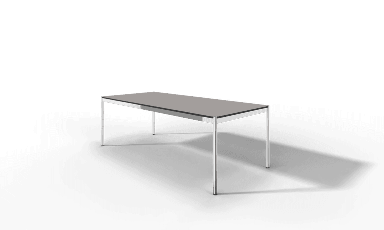 USM Haller Tisch, Tiefe 1000 mm, in Fenix, aus 3 Farben wählbar, Tischlänge wählbar Produktbild