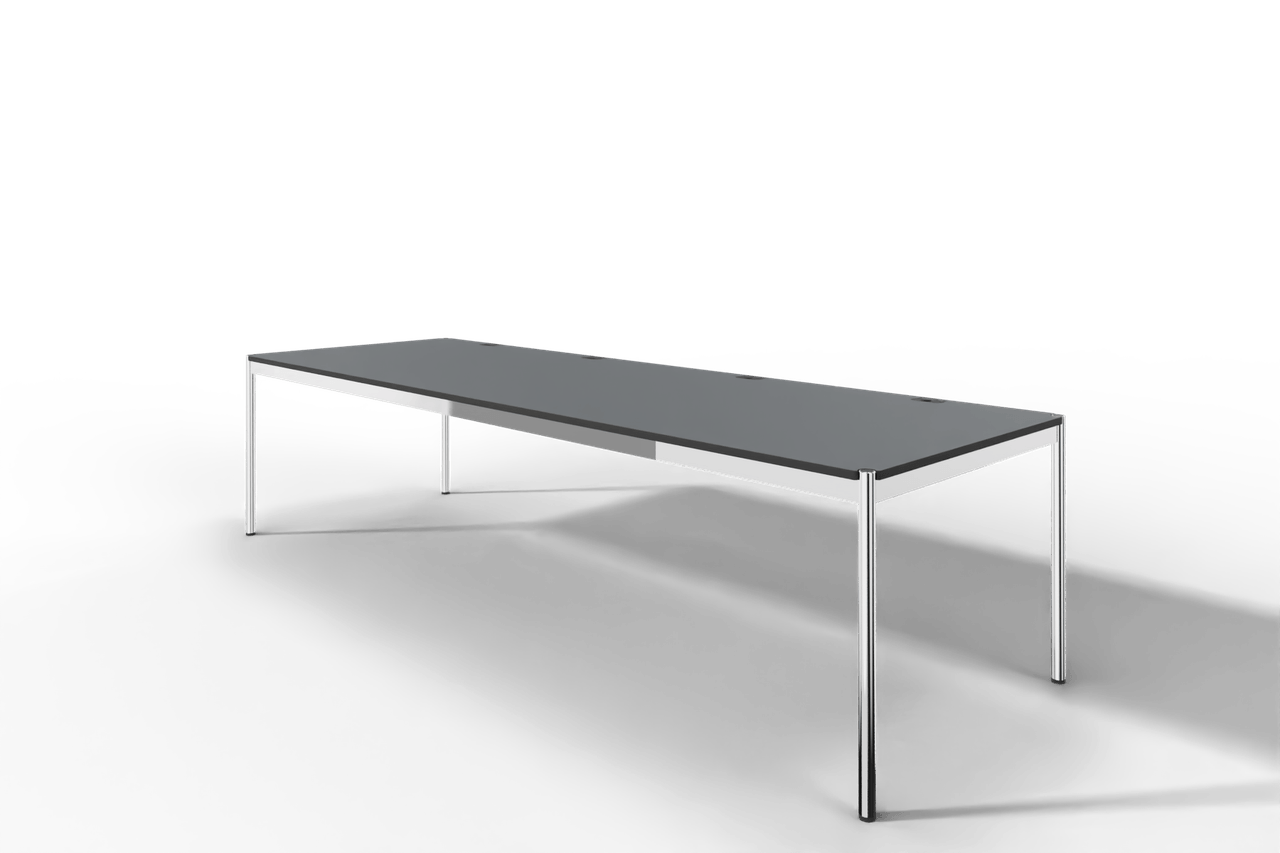 USM Haller Tisch Plus,Tiefe 1000 mm, Oberfläche Linoleum Produktbild