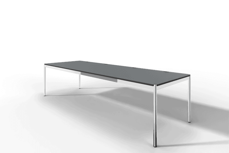 USM Haller Tisch Plus,Tiefe 1000 mm, Oberfläche Linoleum Produktbild