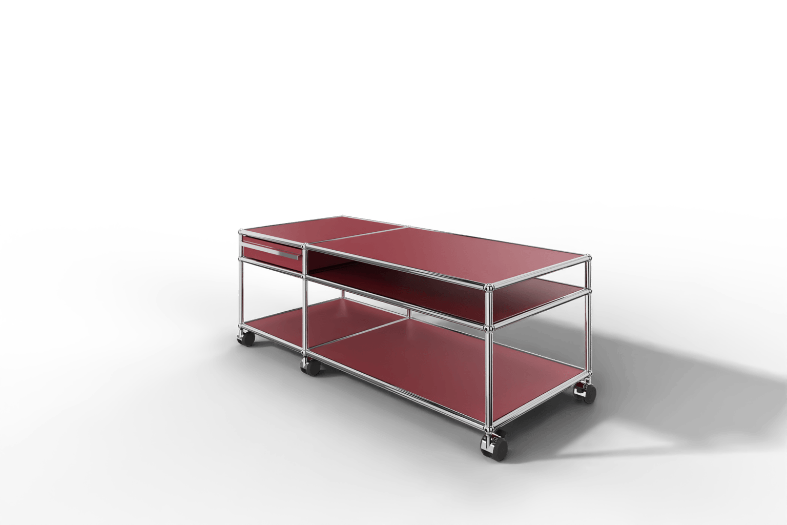Couchtisch mit Schublade und offenem Fach Produktbild