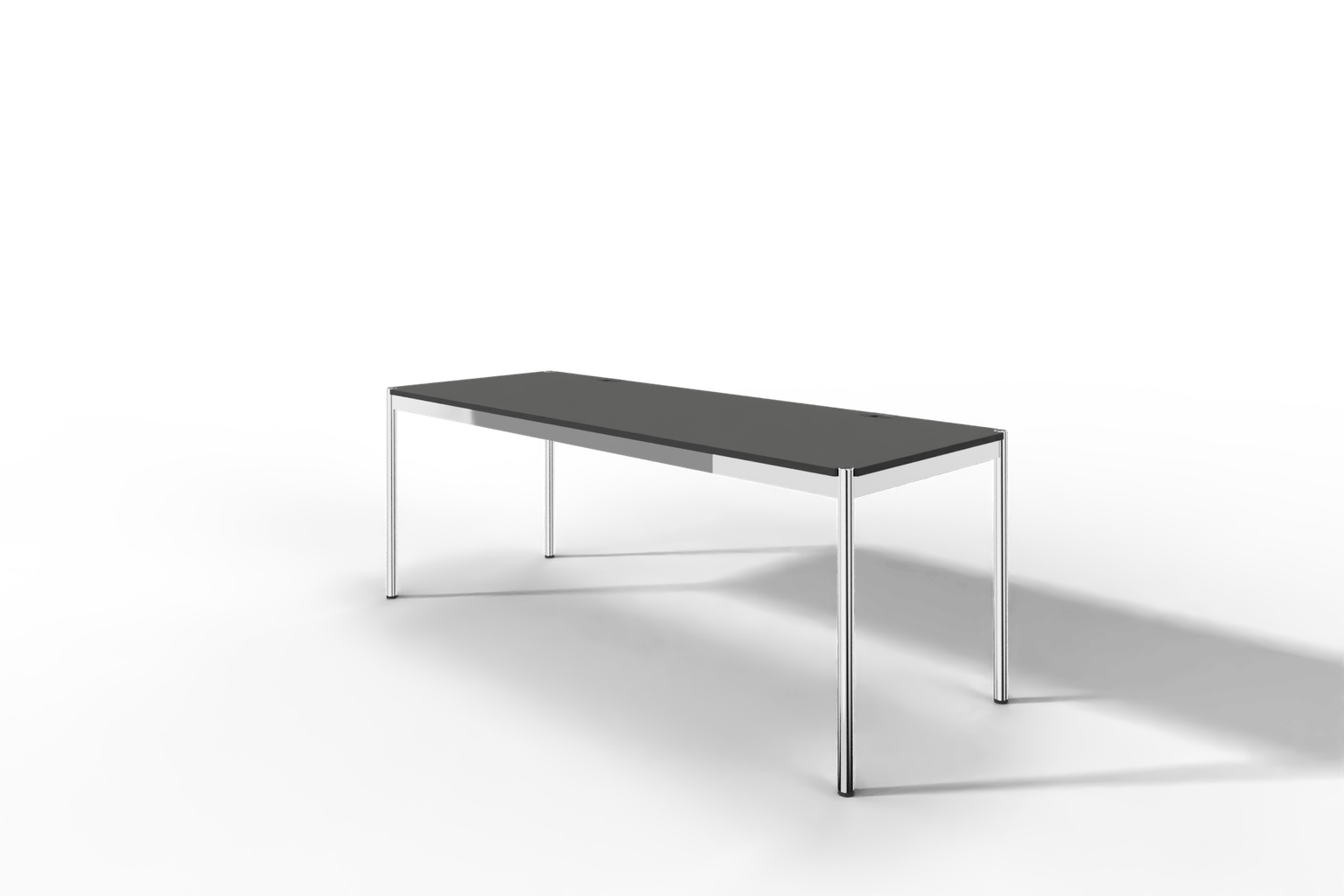 USM Haller Tisch Plus,Tiefe 750 mm, Oberfläche Linoleum Produktbild