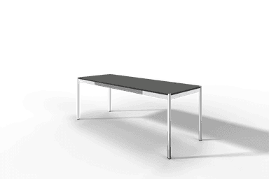 USM Haller Tisch Plus,Tiefe 750 mm, Oberfläche Linoleum Produktbild