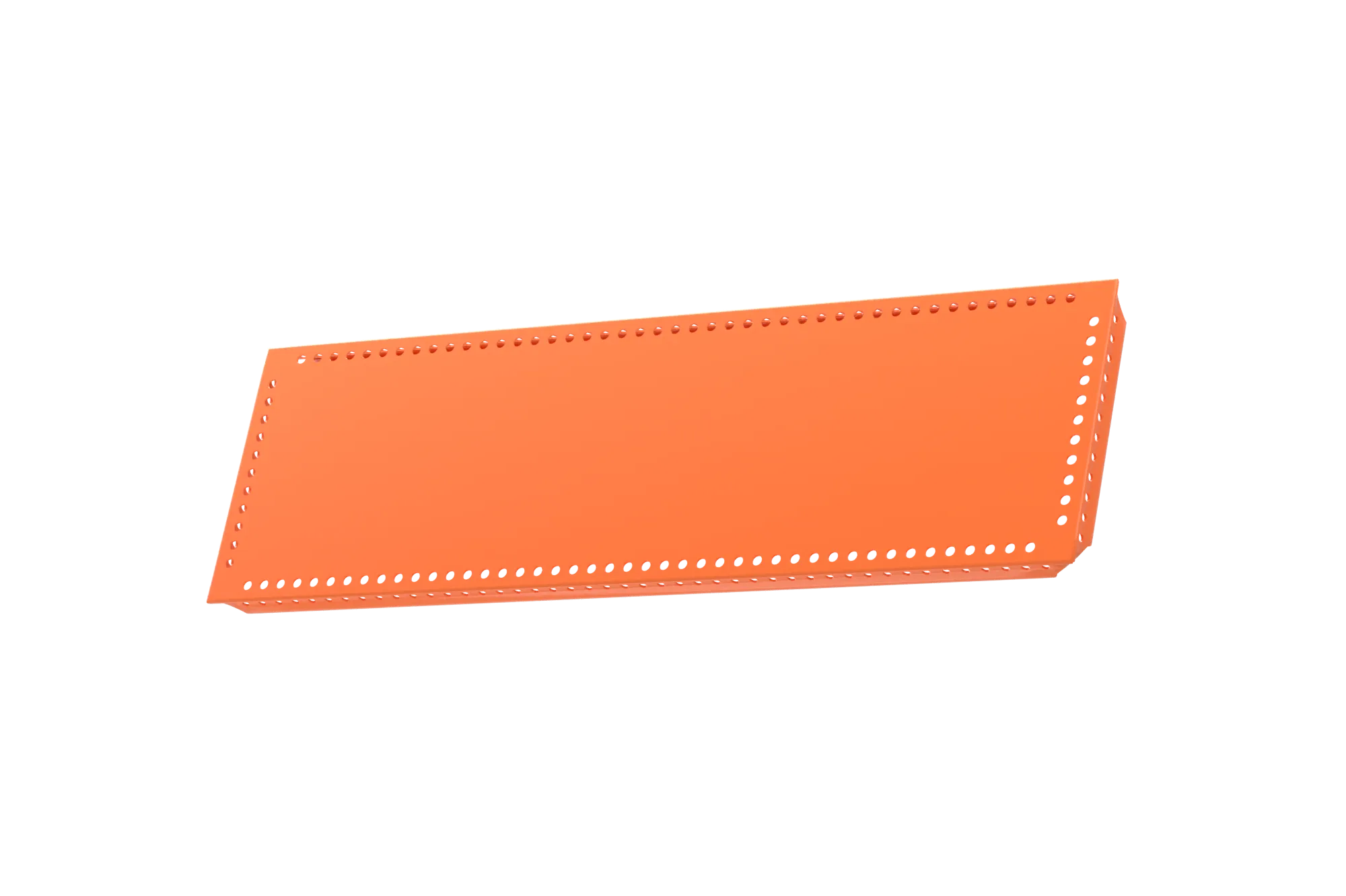 USM Haller Tablar Gelocht Reinorange 500x150 Produktbild