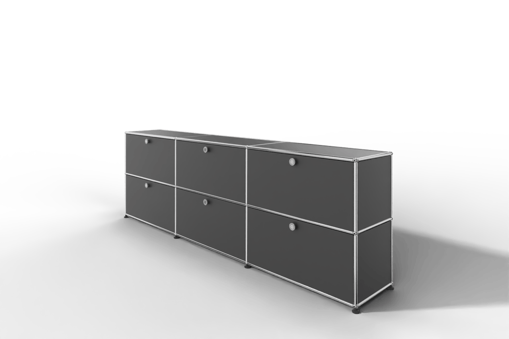 USM Haller Sideboard, mit 6 Klapptüren, von Paul Schärer & Fritz Haller Produktbild