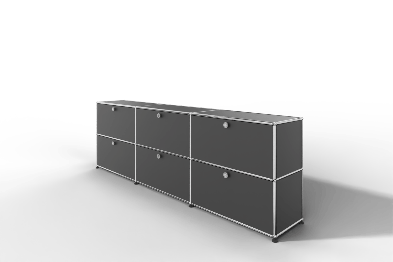 USM Haller Sideboard, mit 6 Klapptüren, von Paul Schärer & Fritz Haller Produktbild