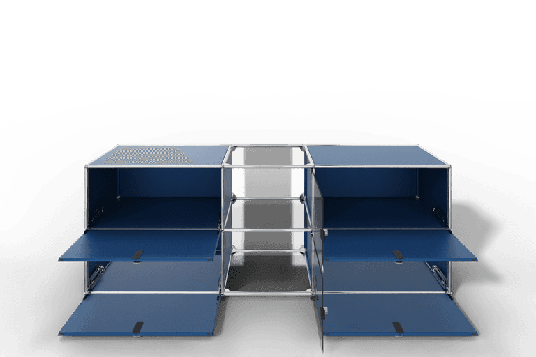 USM Haller Sideboard mit Vitrinen-Element Produktbild
