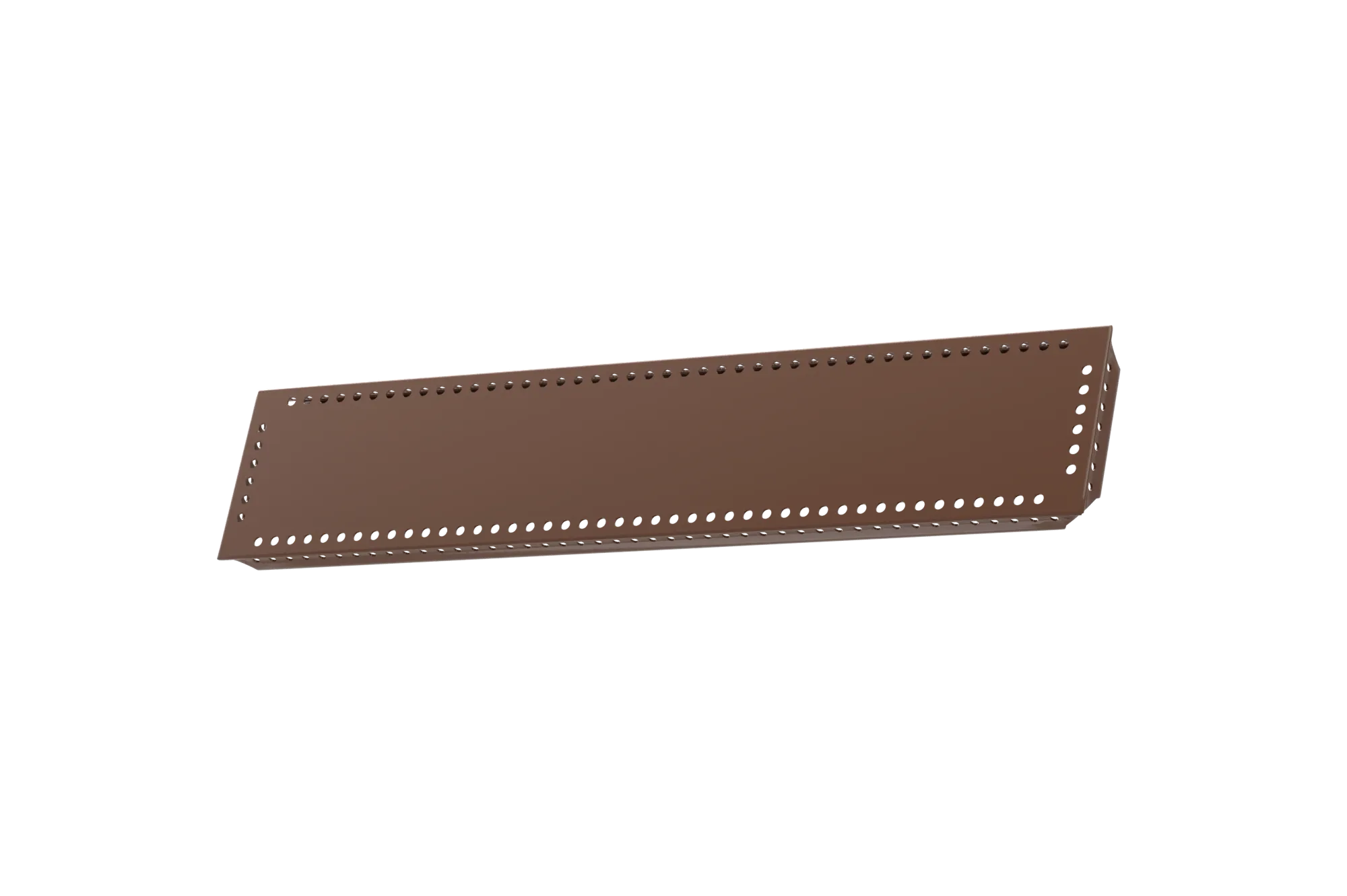 USM Haller Tablar Gelocht Braun 500x100 Produktbild