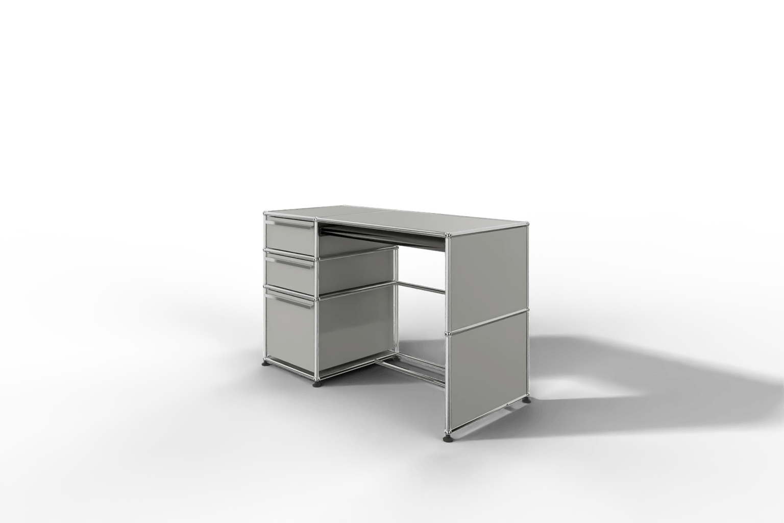 USM Haller Arbeitsplatz mit 3 Schubladen Produktbild