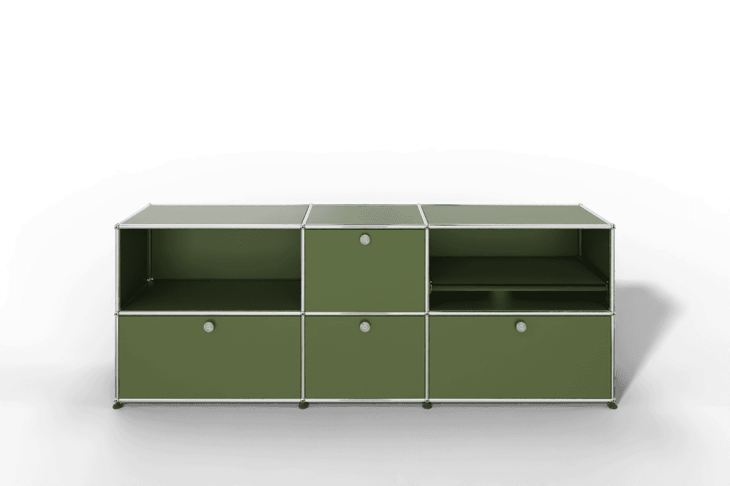 Sideboard mit 4 Klapptüren, 1 Ausziehtablar