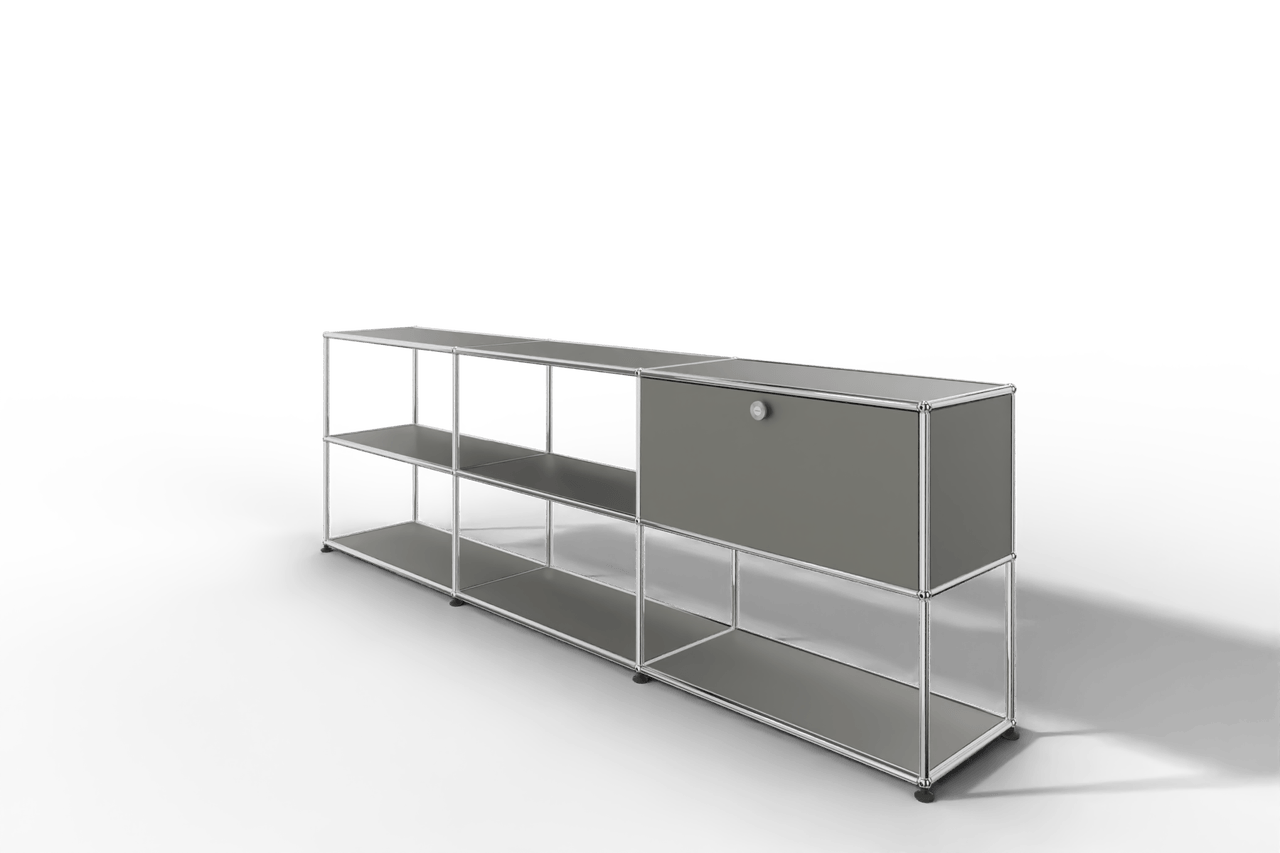 USM Haller Sideboard offen mit einer Klapptüre Produktbild