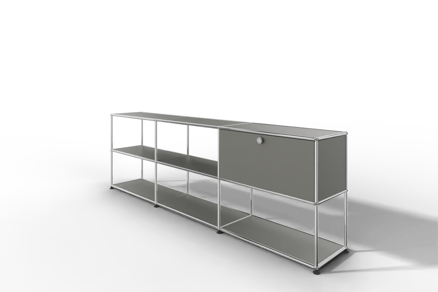 USM Haller Sideboard offen mit einer Klapptüre Produktbild