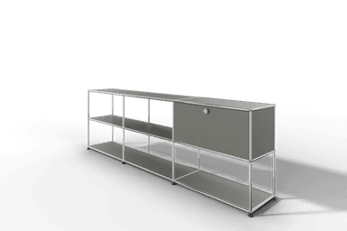 USM Haller Sideboard offen mit einer Klapptüre Produktbild