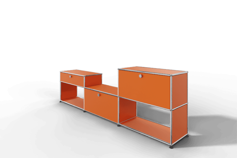USM Haller Sideboard, 2 Klapptüren und 1 Schubkasten Produktbild