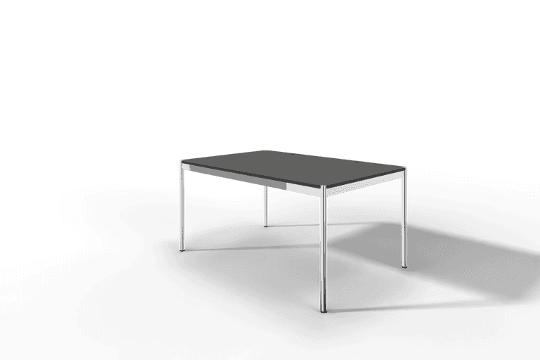USM Haller Tisch Plus,Tiefe 1000 mm, Oberfläche Linoleum Produktbild