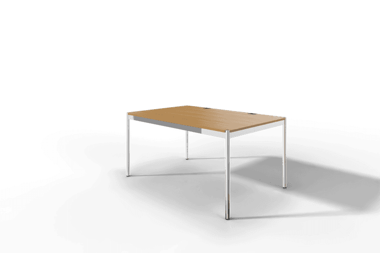 USM Haller Tisch Plus,Tiefe 1000 mm, Oberfläche Holz furniert Produktbild
