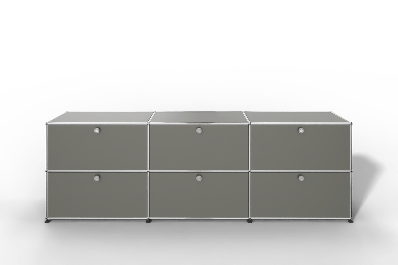 USM Haller Sideboard, mit 6 Klapptüren, von Paul Schärer & Fritz Haller Produktbild