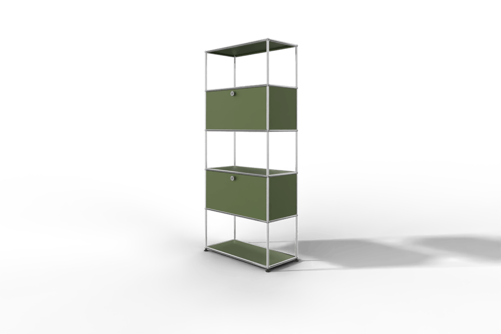 USM Haller Regal mit 2 geschlossenen Fächern und 3 offenen Fächern Produktbild